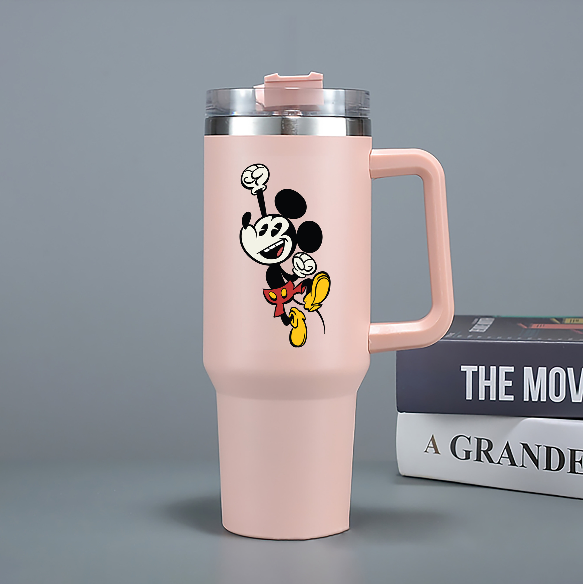 （画像用） ミッキーマウス Mickey Mouse 1200mL車用タンブラー（カラープリント）